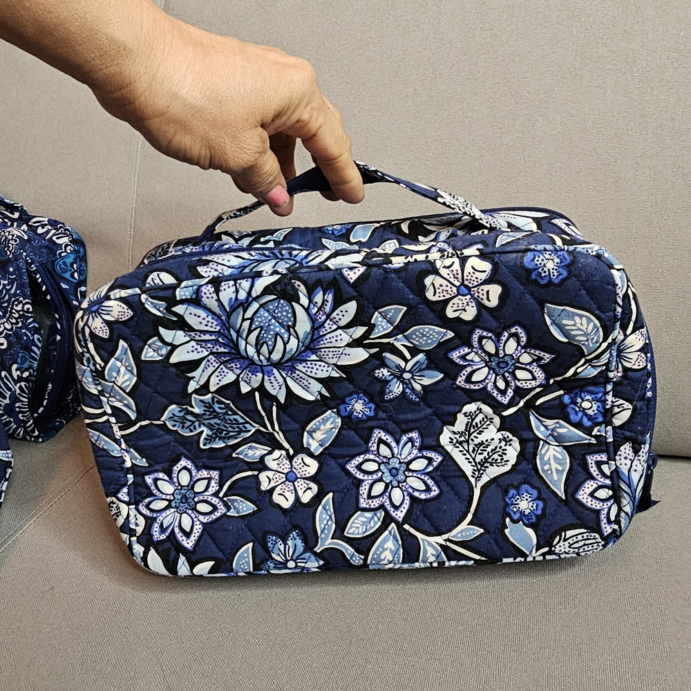 Vera Bradley TROPICS TAPESTRY Blush & Brush Make-up Case